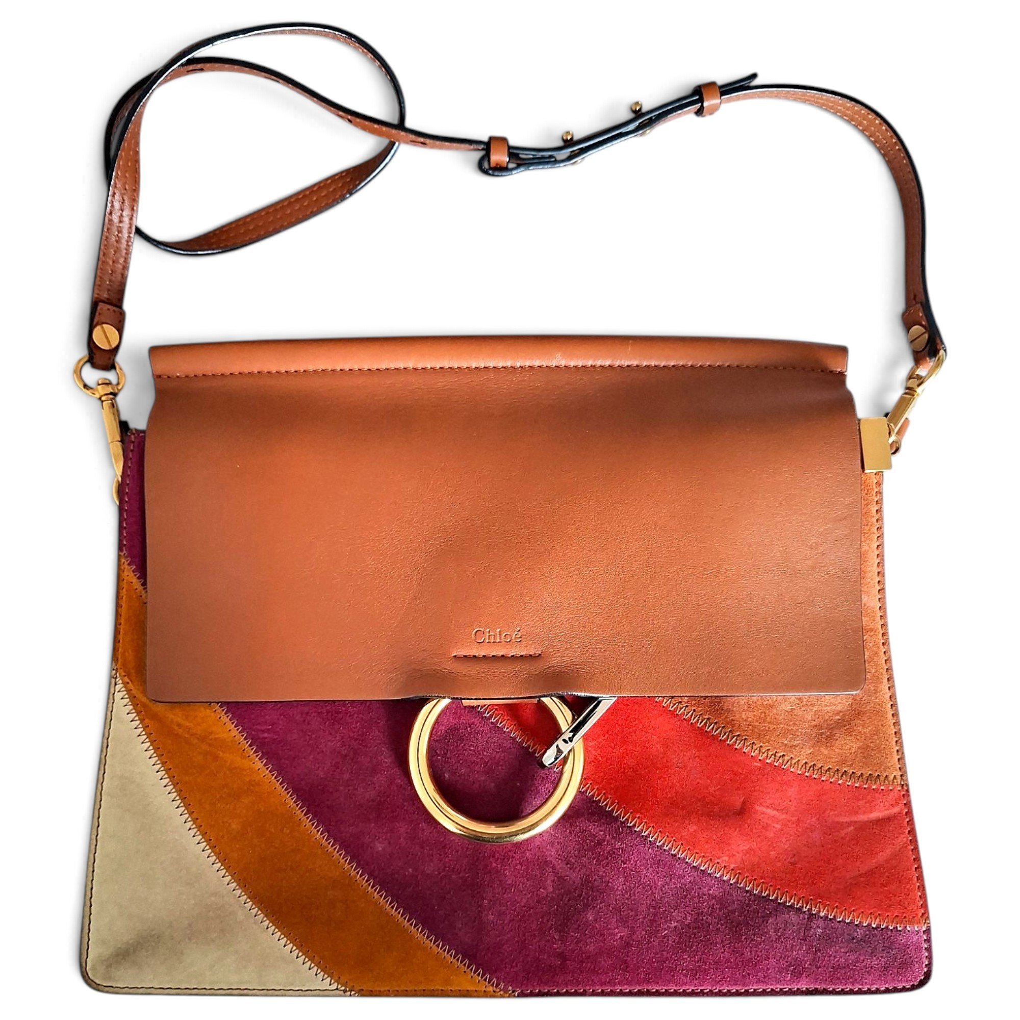 Faye leather handbag