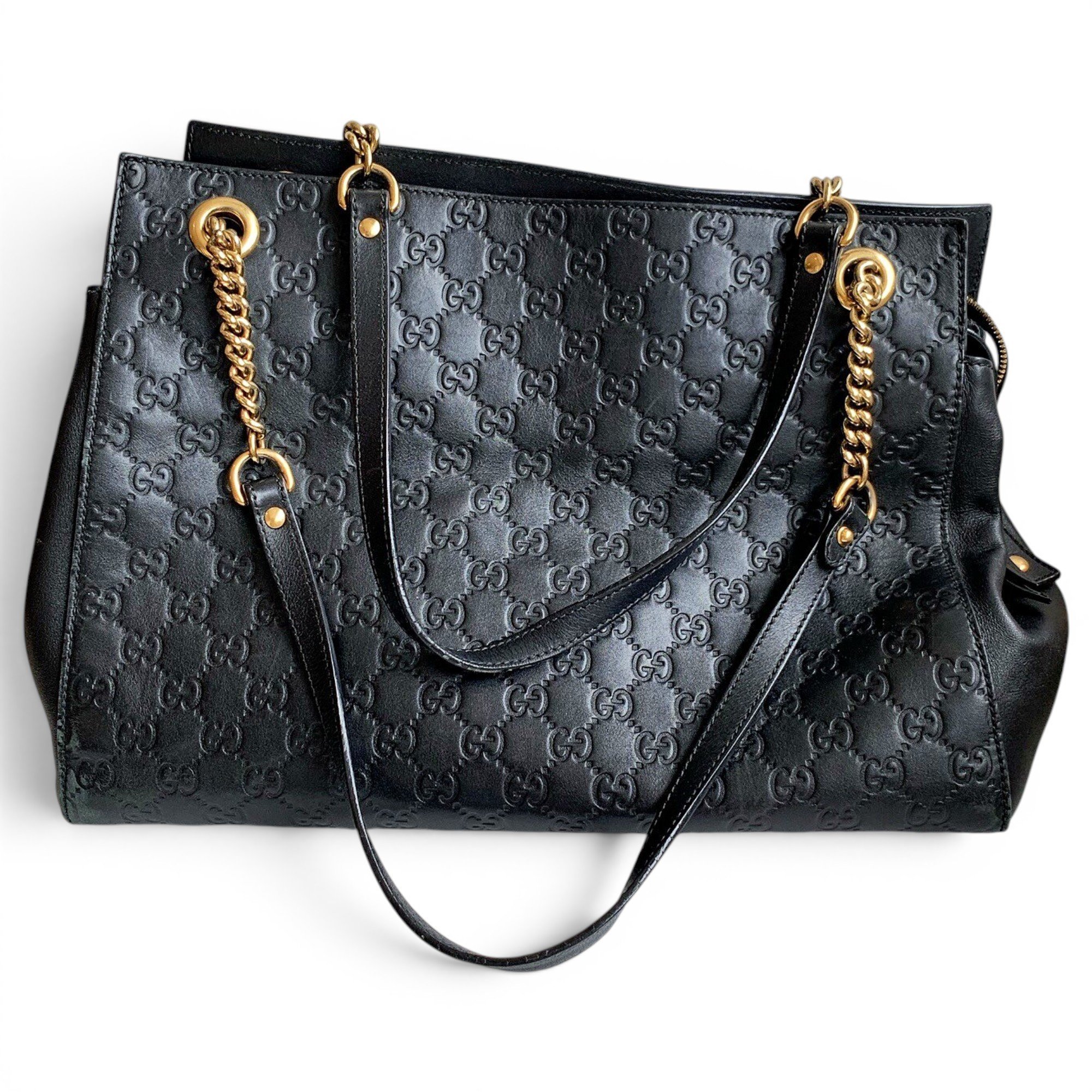 Leather handbag