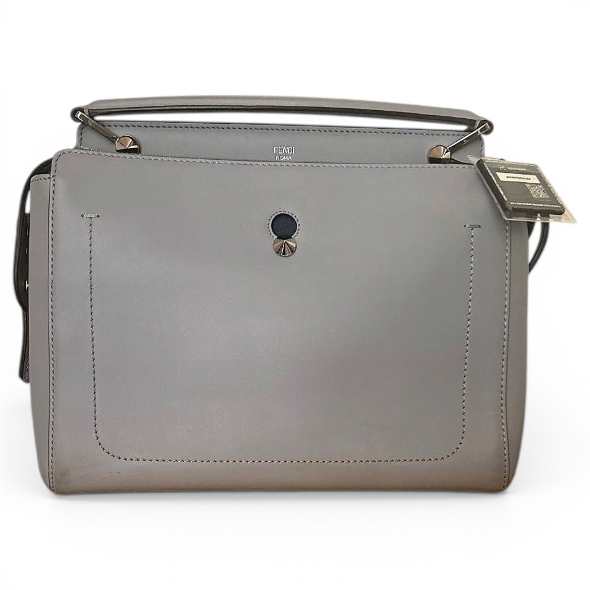 Dot Com leather handbag