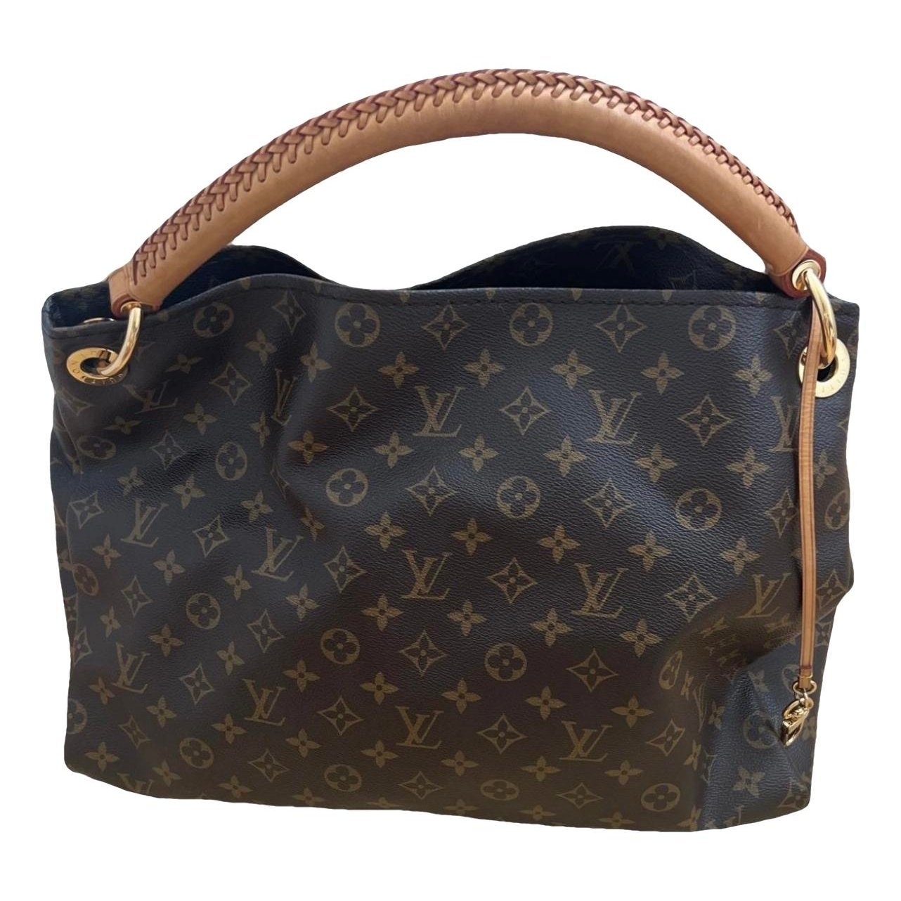 Artsy leather handbag