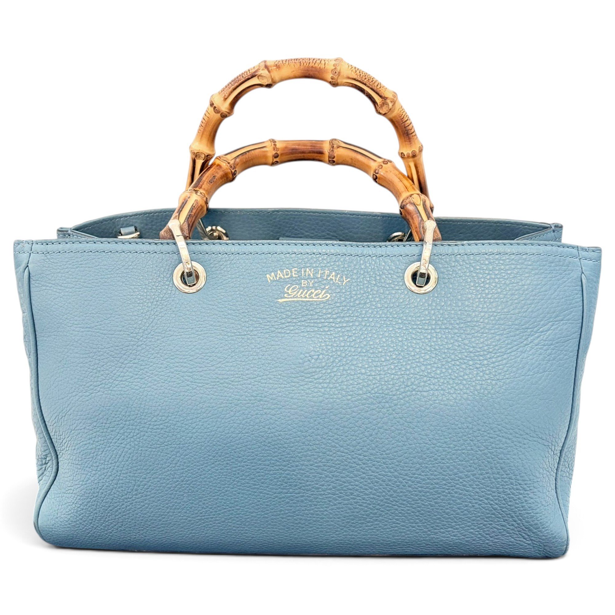 Bamboo Shopper leather tote