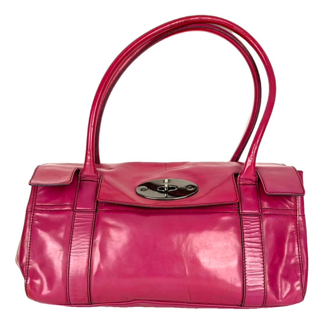 Bayswater Small patent leather handbag