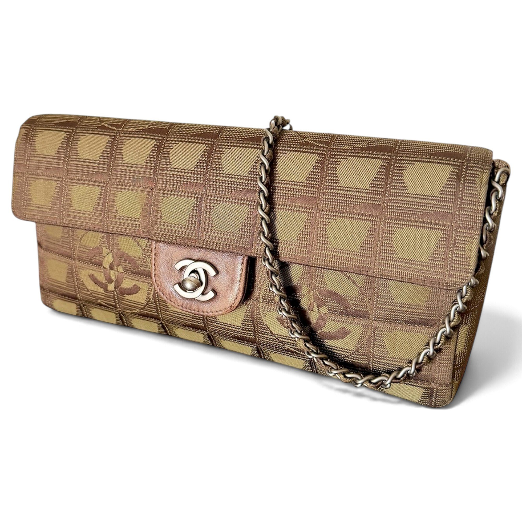 East West Chocolate Bar cloth handbag