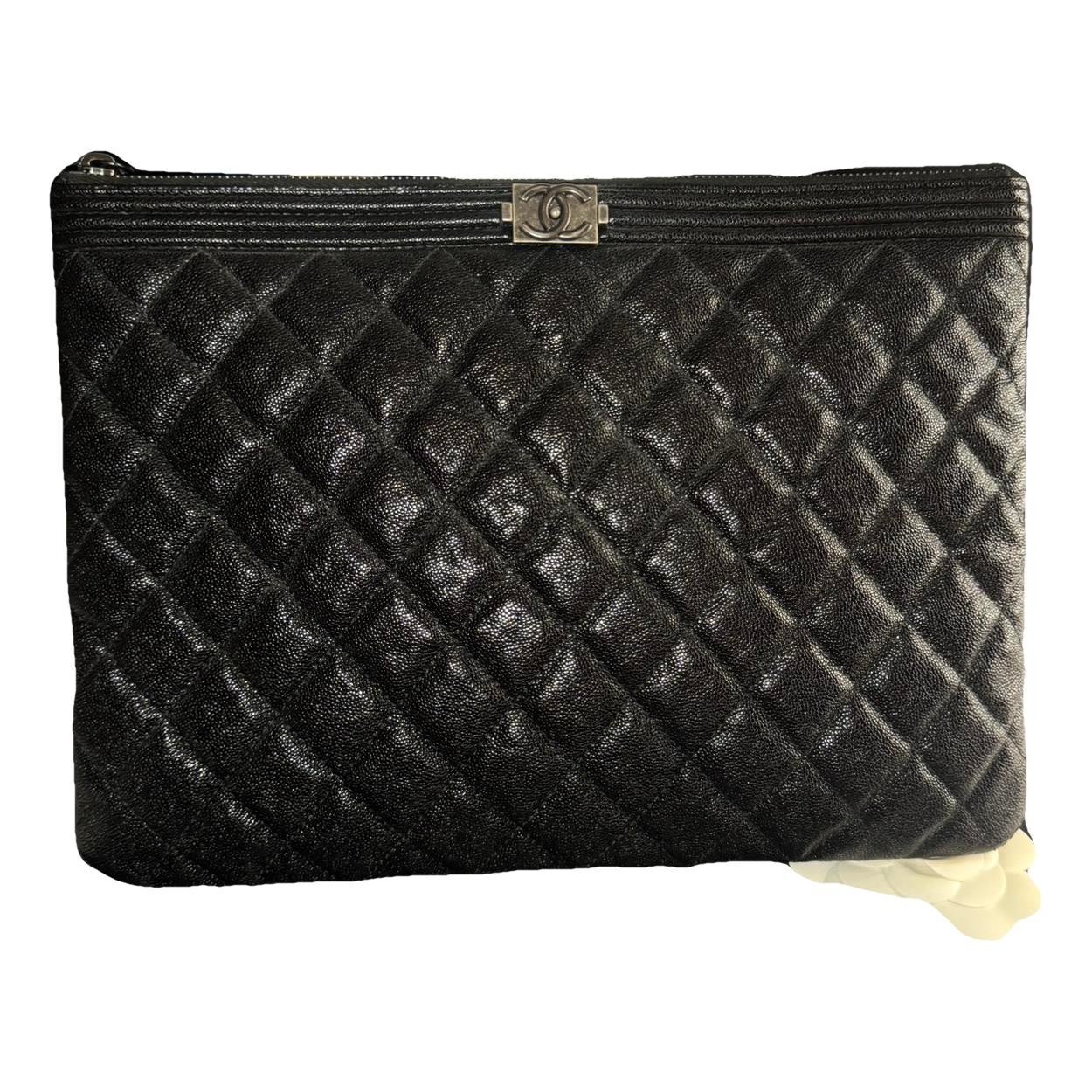 Chanel Boy pony-style calfskin clutch bag