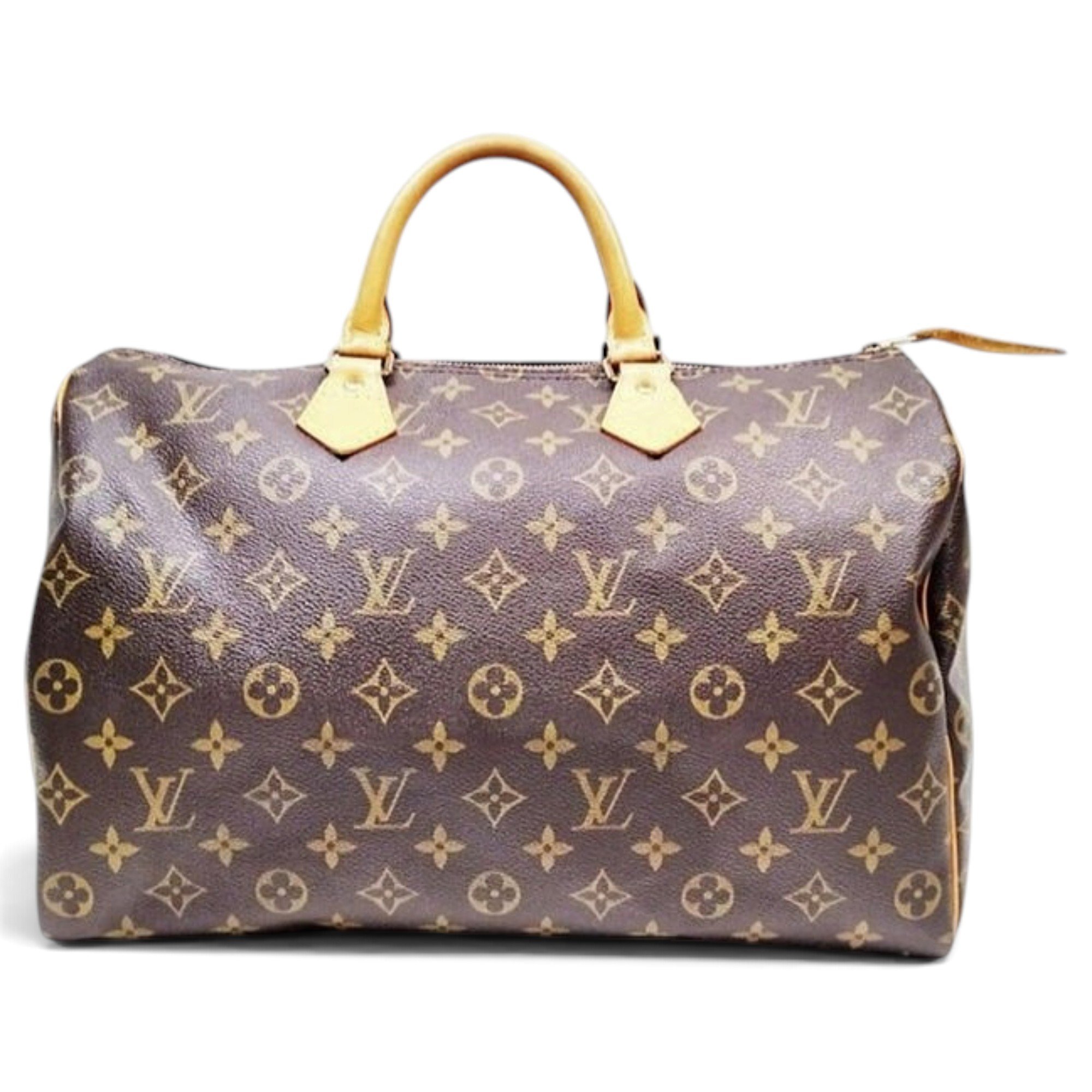Speedy leather handbag