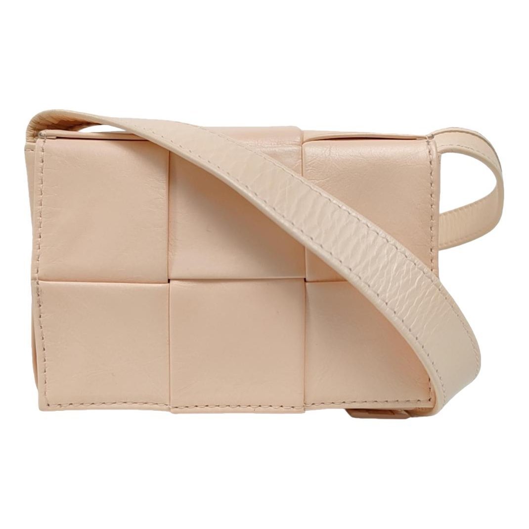 Cassette leather handbag