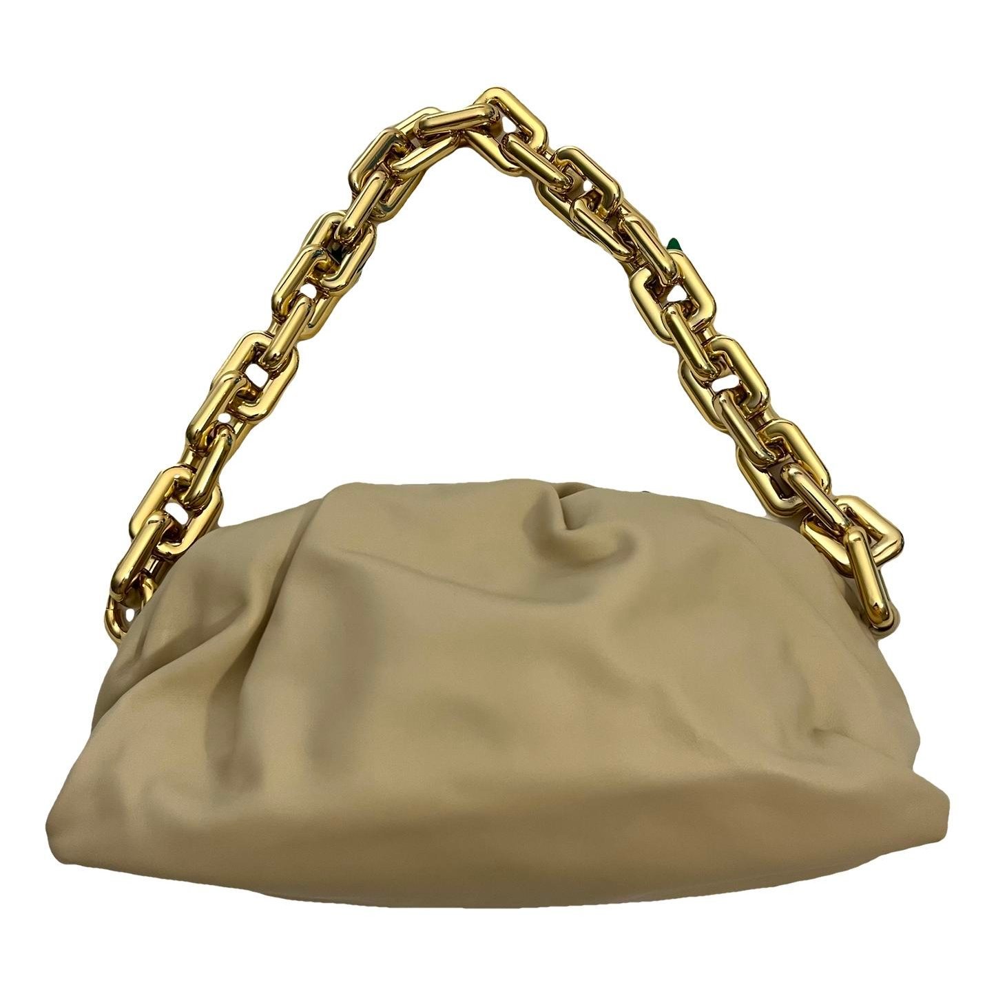 Chain Pouch leather handbag