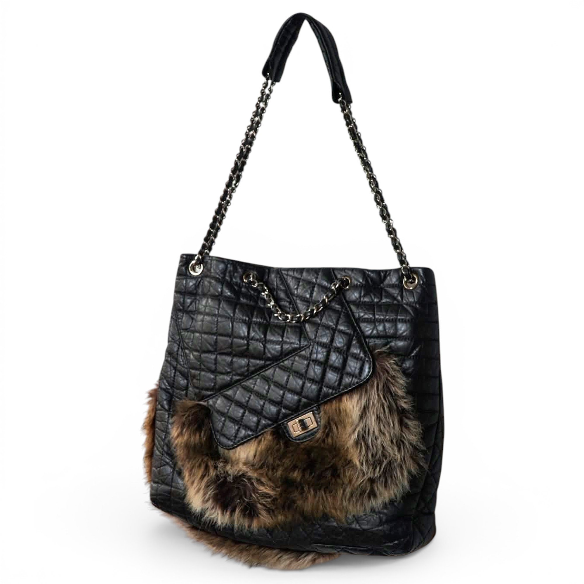 Leather tote