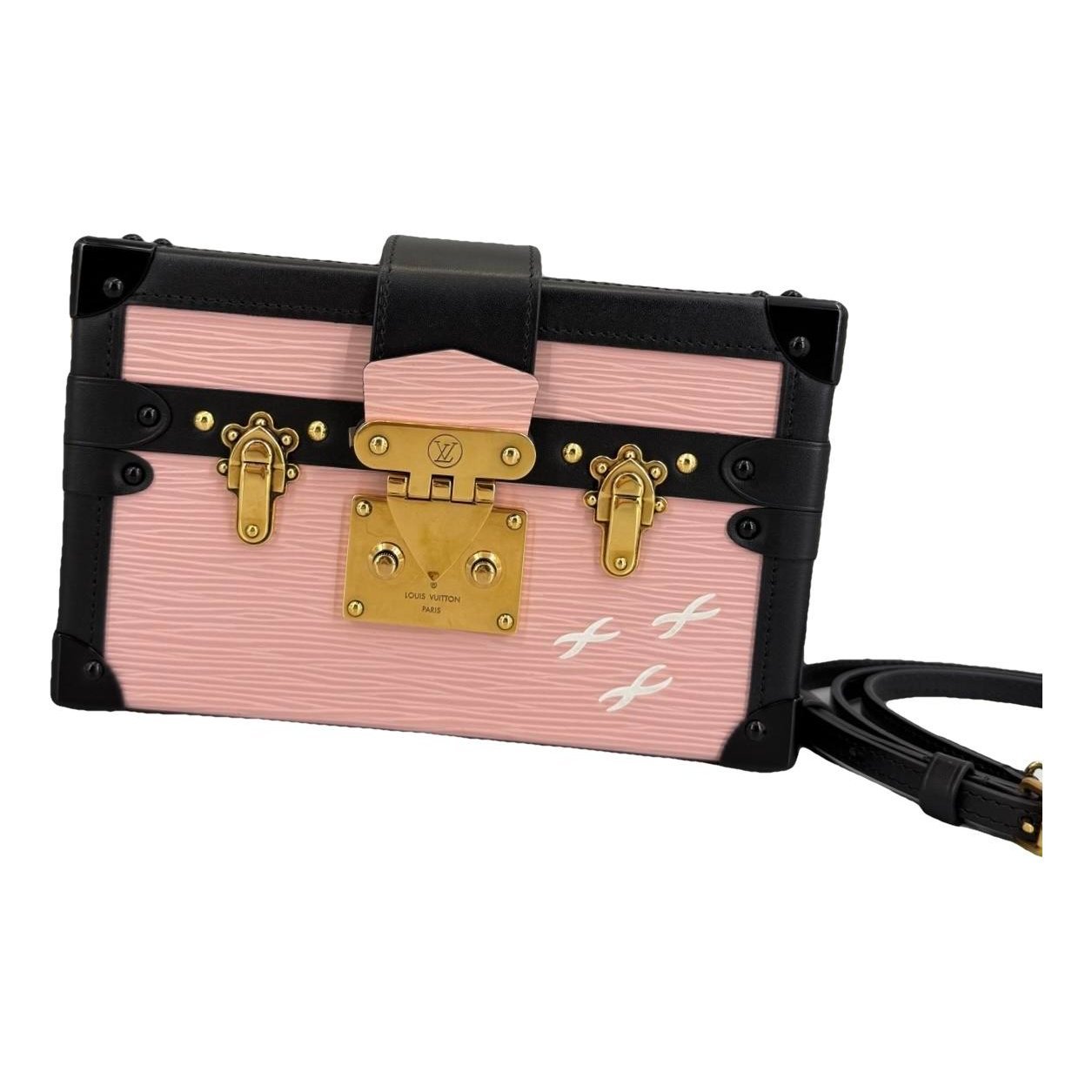 Petite Malle leather handbag