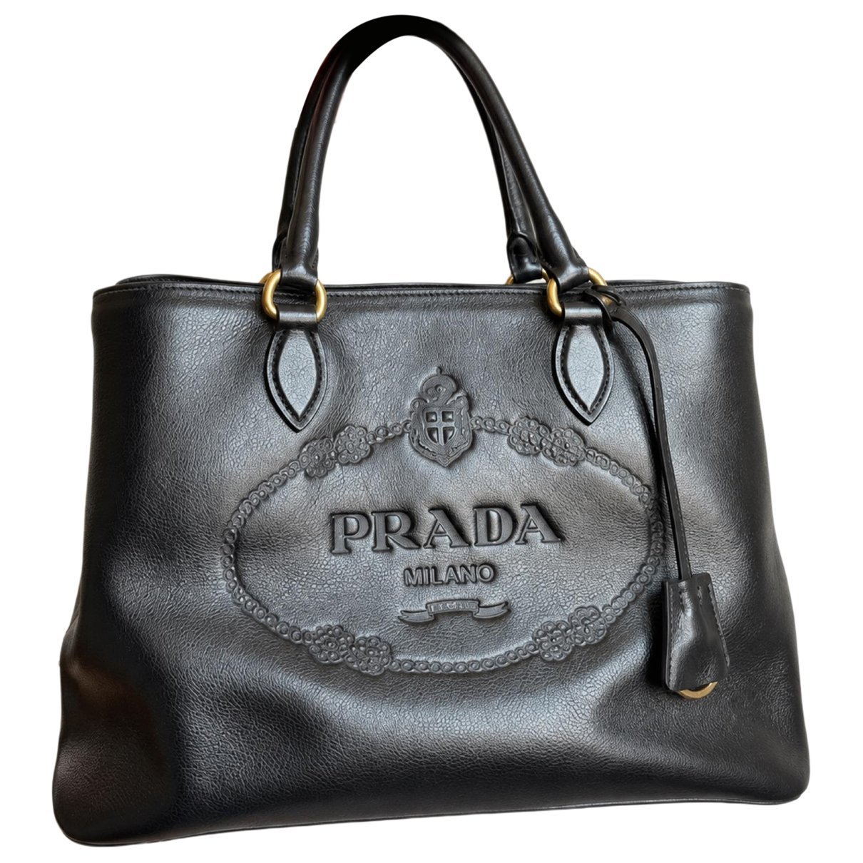 Leather tote