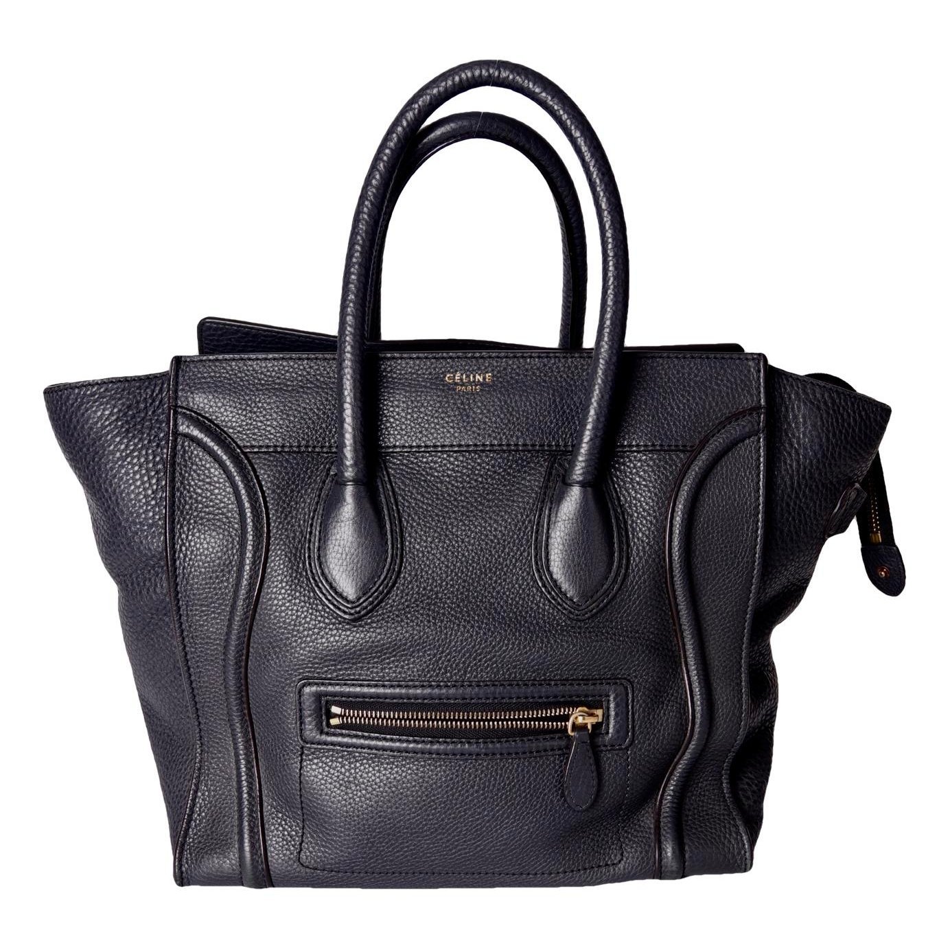 Luggage leather tote