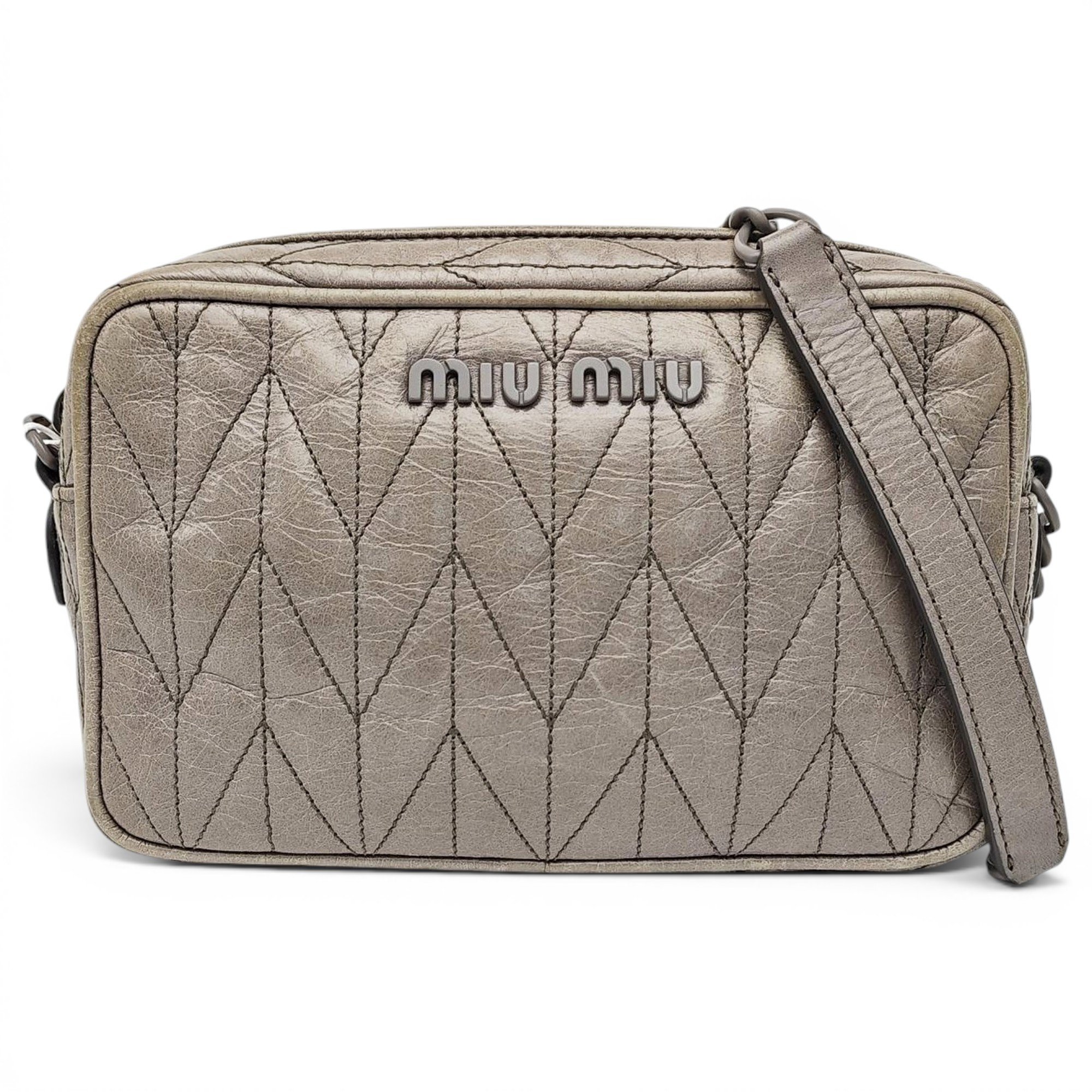 Miu delice leather handbag