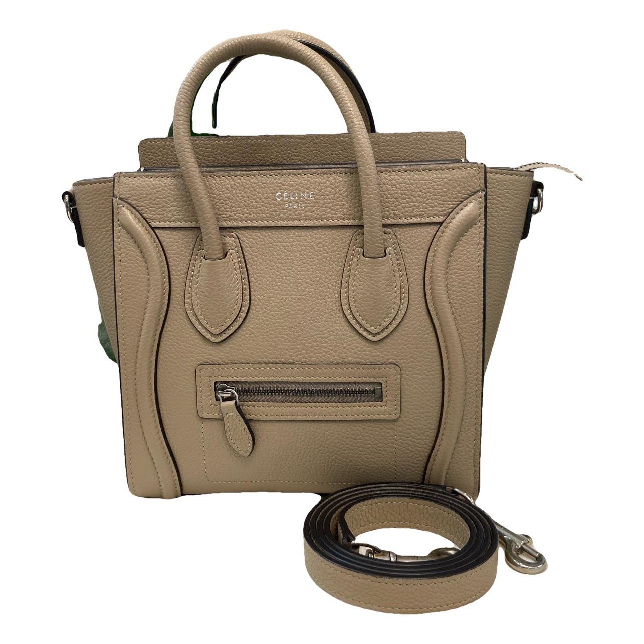 Nano Luggage leather handbag