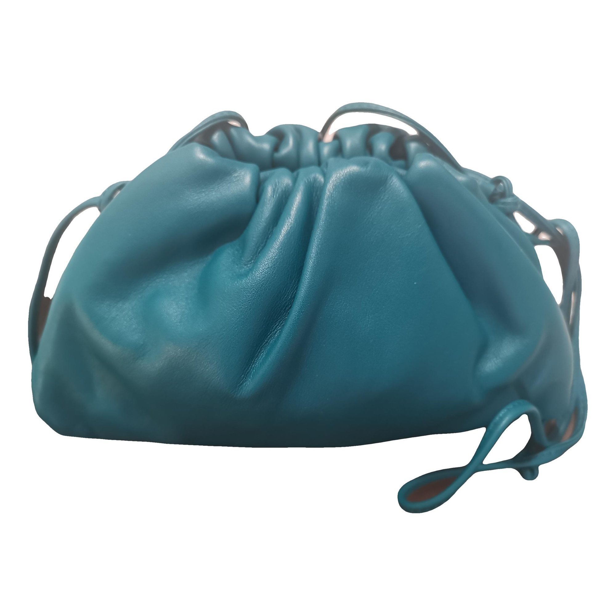 Pouch leather crossbody bag
