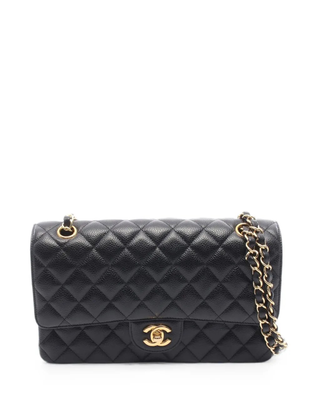 2021s Double Flap Caviar-leather shoulder bag