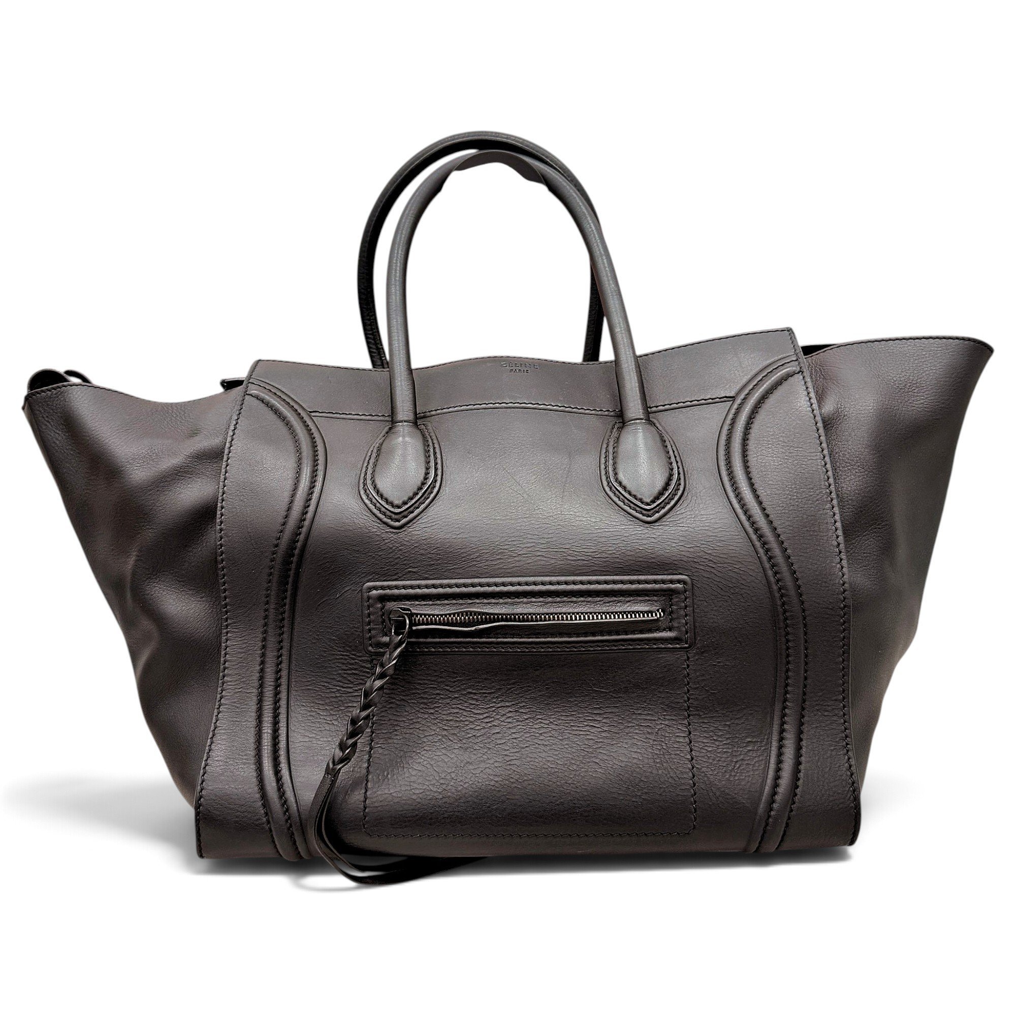 Celine Luggage Phantom leather handbag