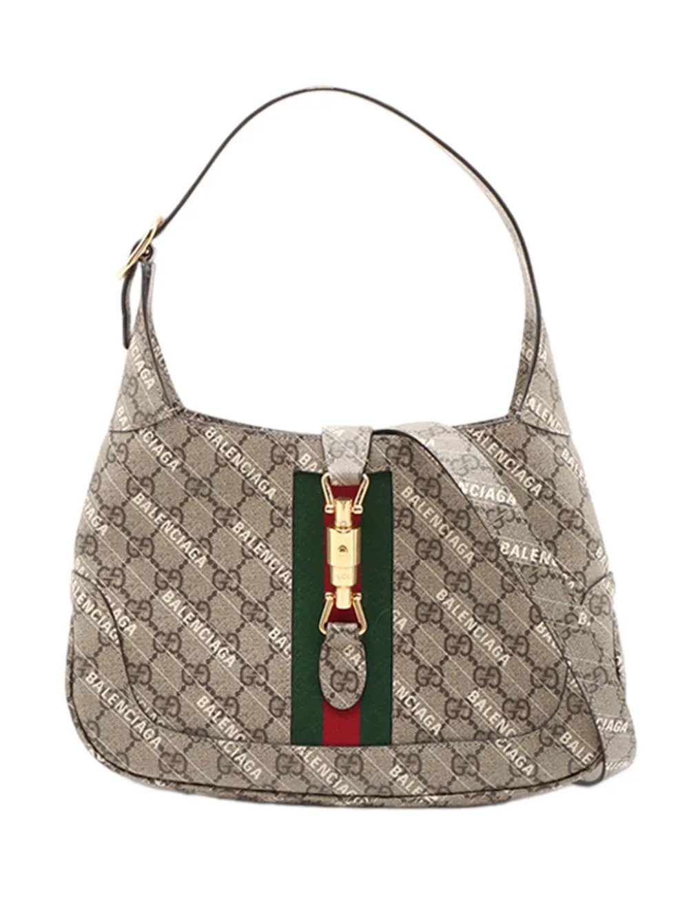 2016-2026 Balenciaga The Hacker Project Small GG Supreme Web Jackie 1961 crossbody bag