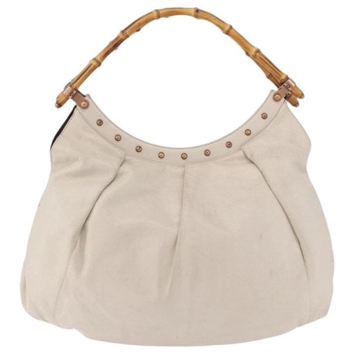 Bamboo leather handbag