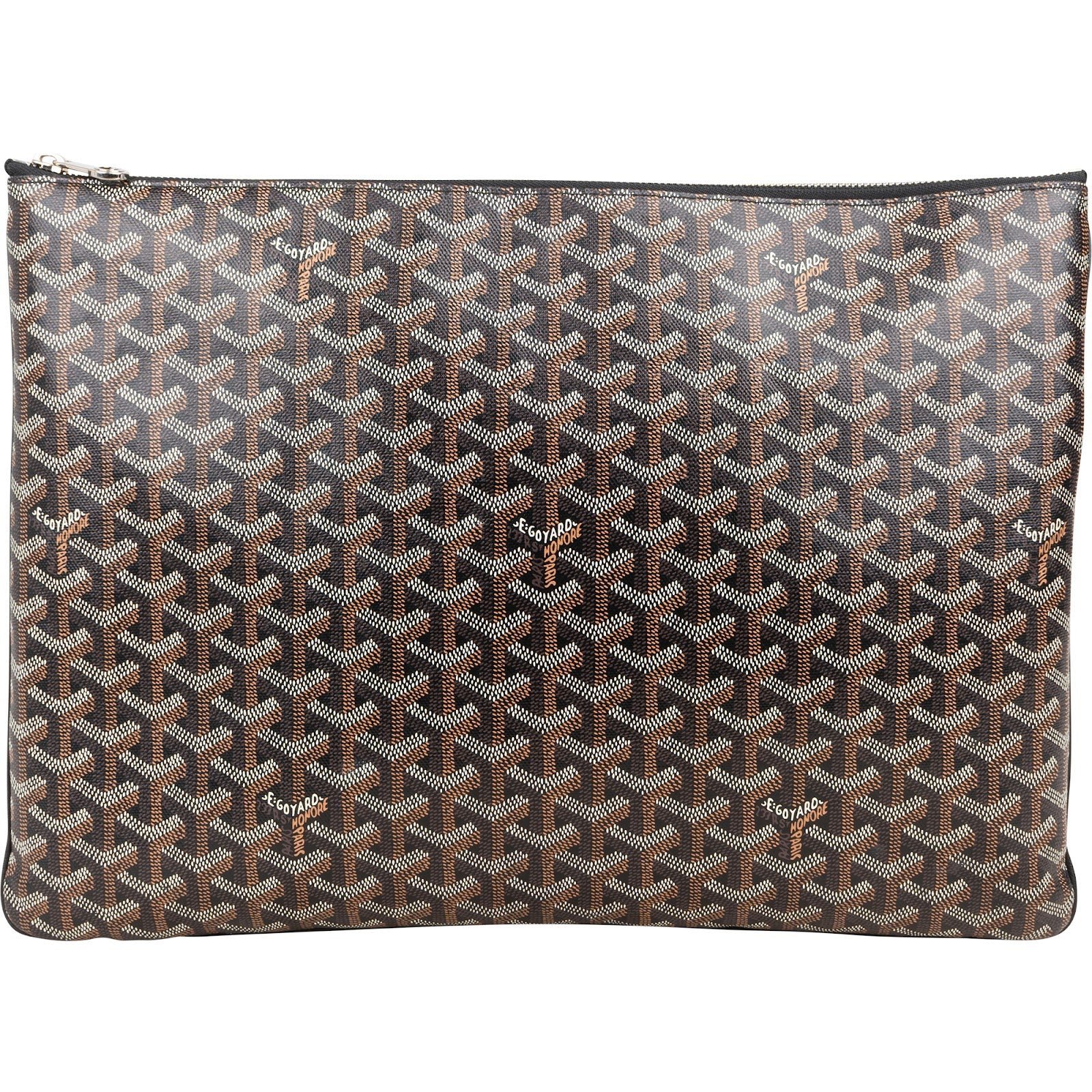 Sénat leather clutch bag