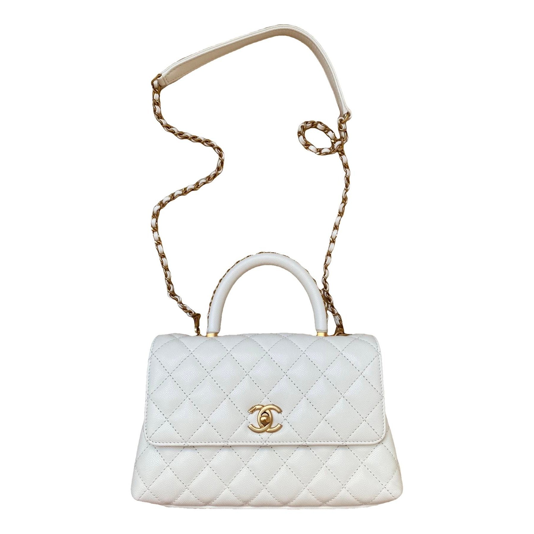 Coco Handle leather handbag