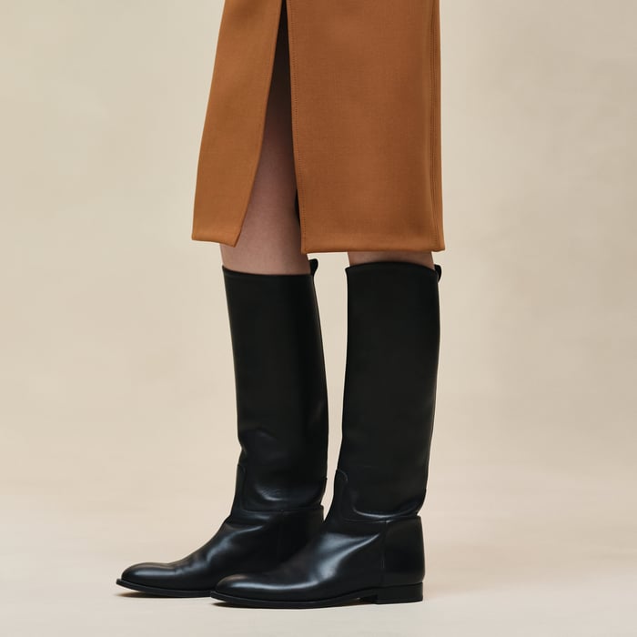 Brun Mahogany Pencil Skirt
