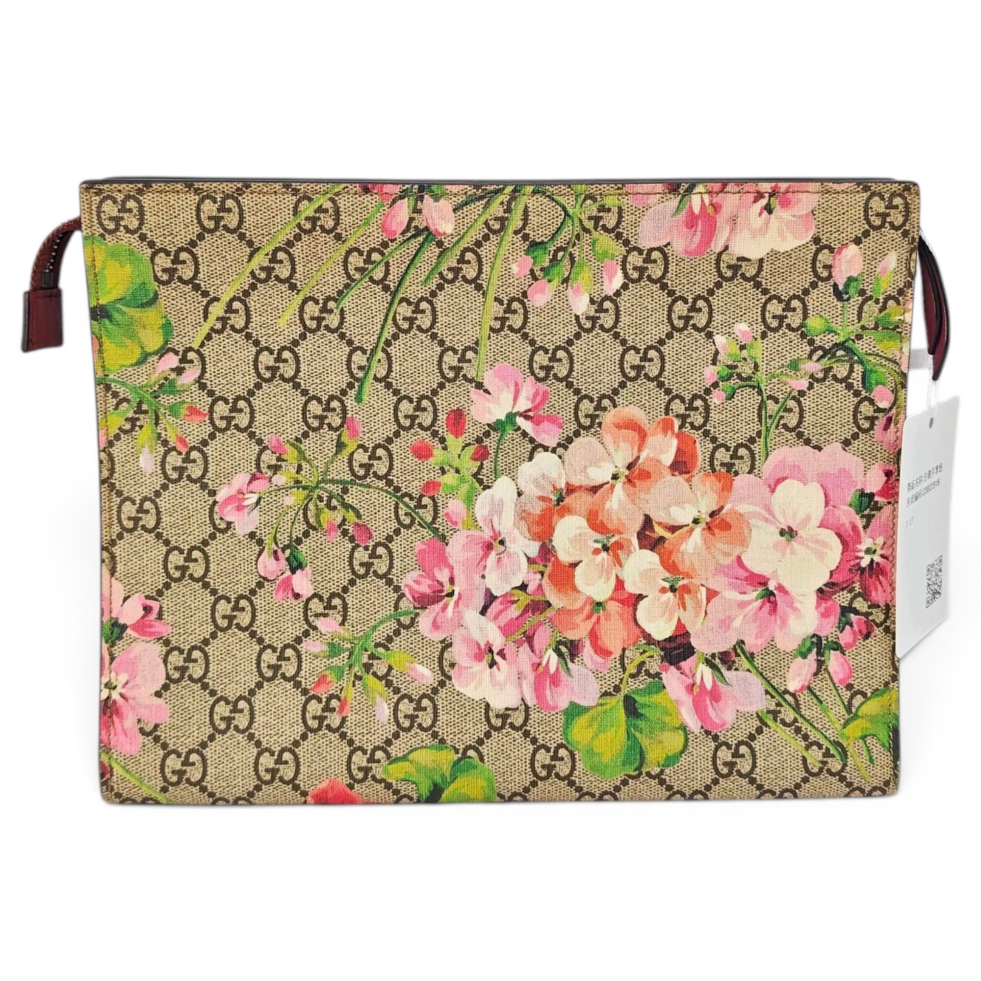 Zumi vinyl clutch bag