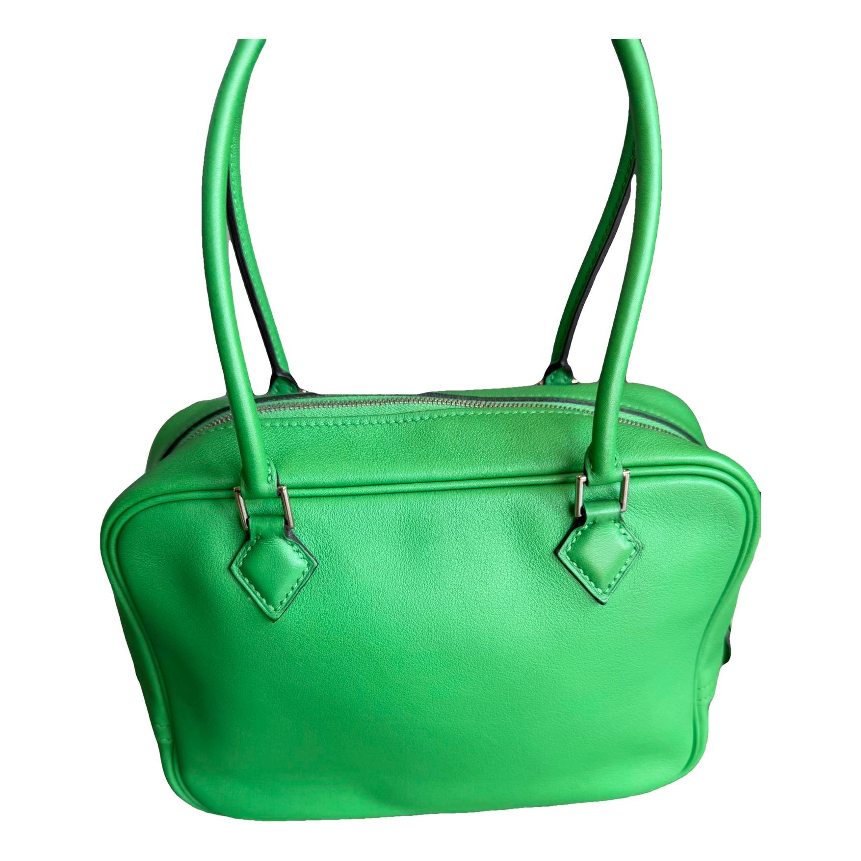 Plume leather handbag