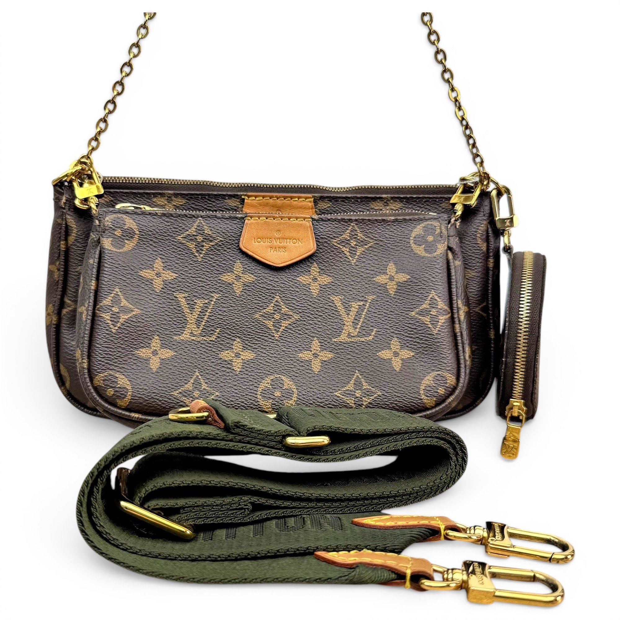 Multi Pochette Accessoires leather handbag