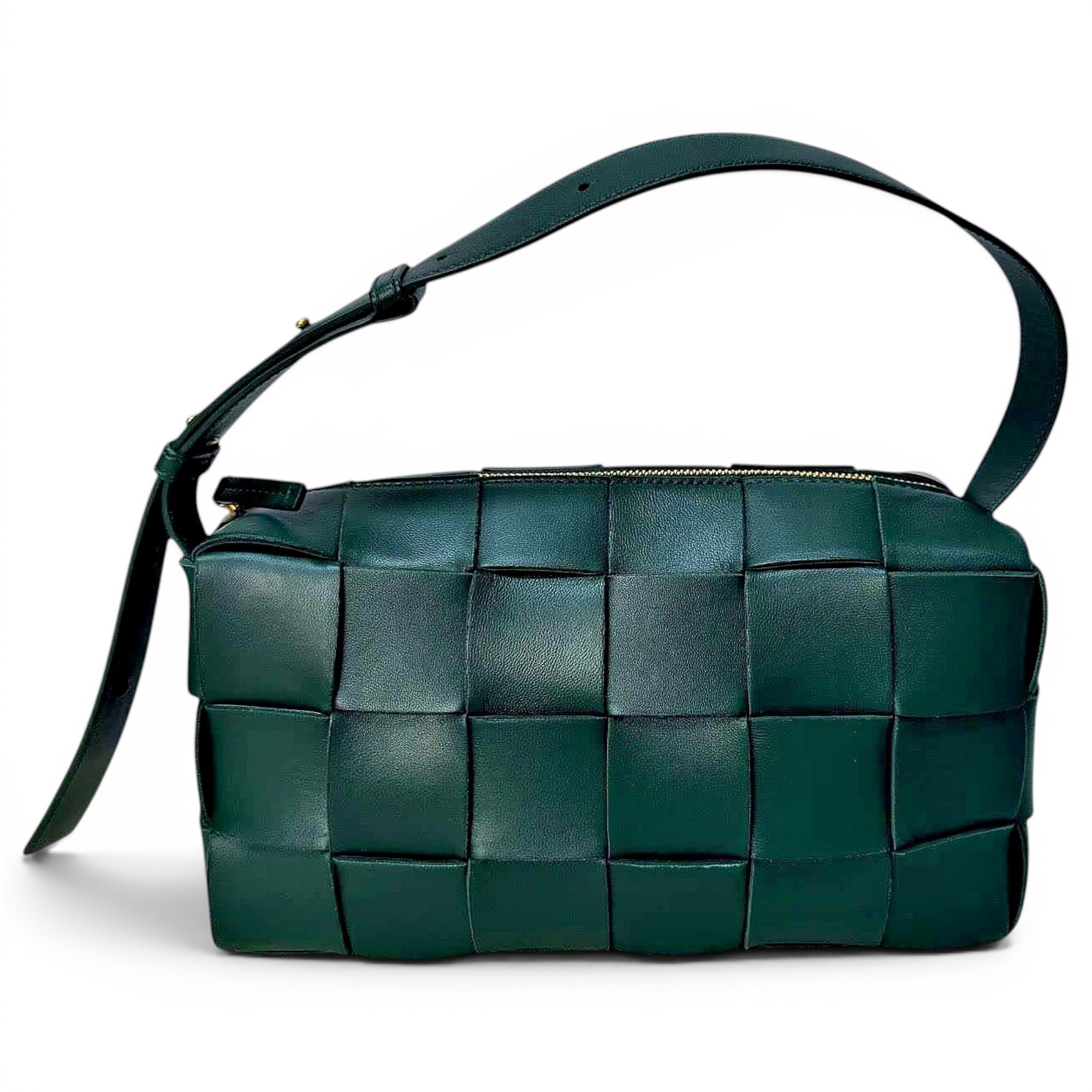 Brick Cassette leather handbag