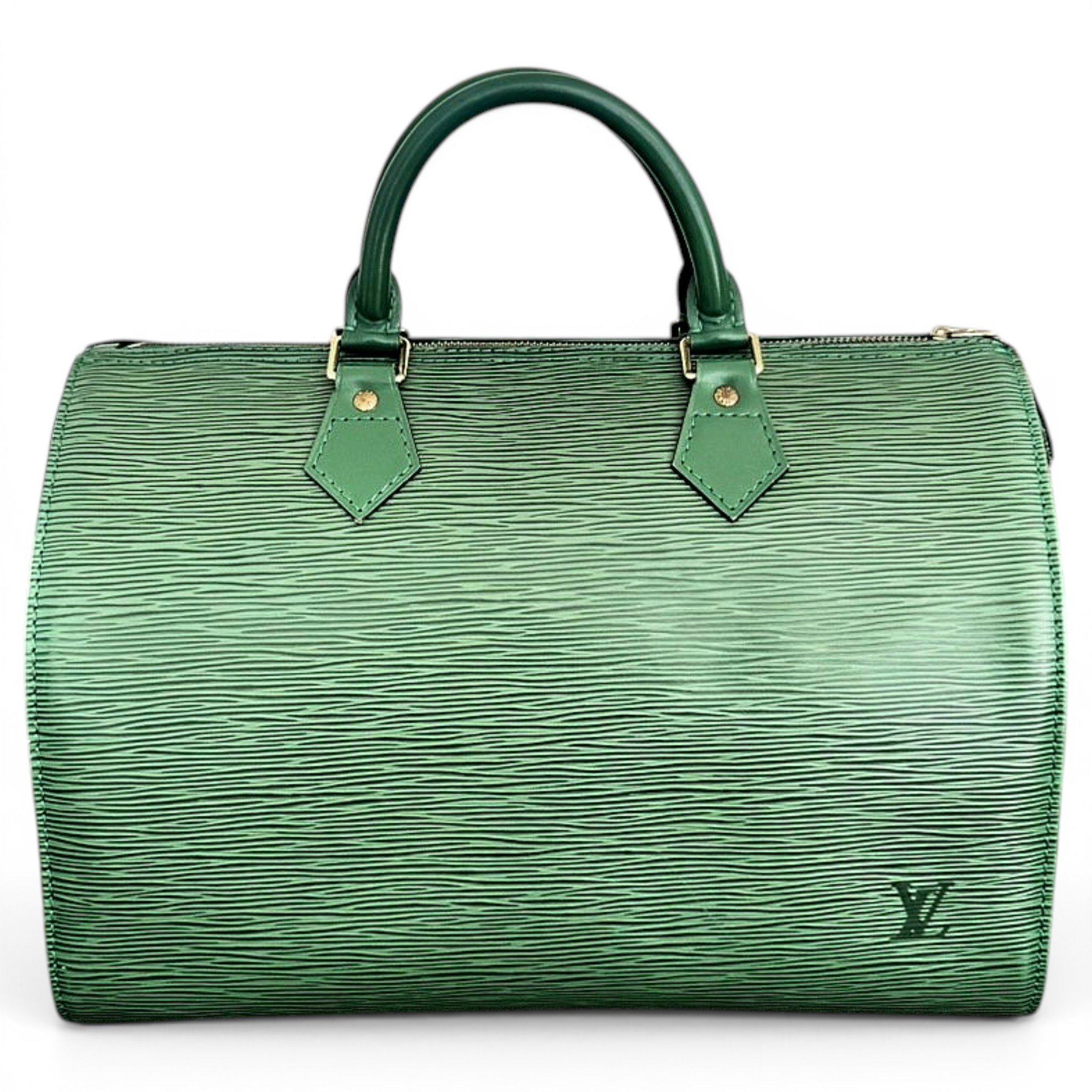 Speedy patent leather handbag