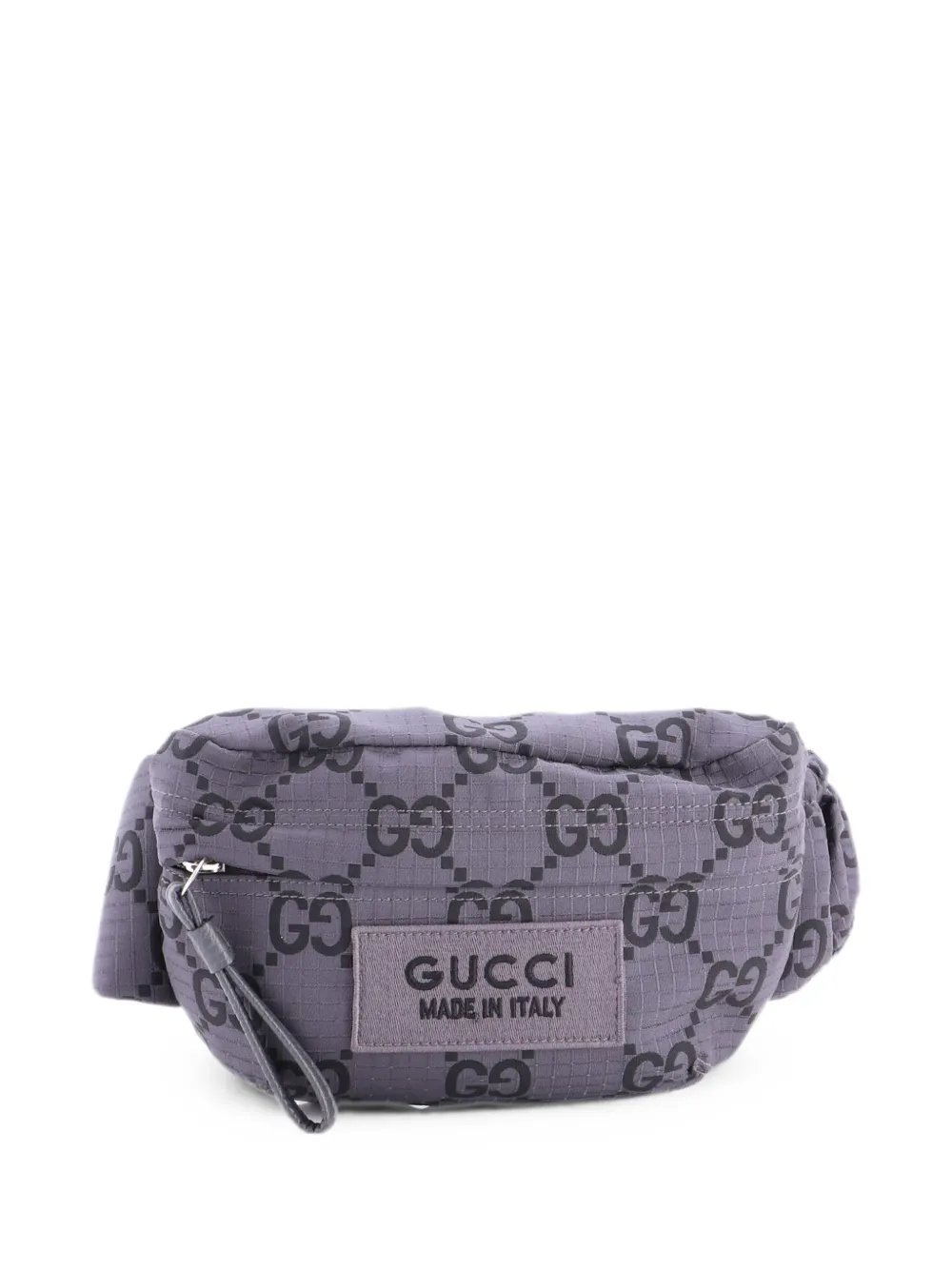Ripstop GG Nylon and Leather belt bag
