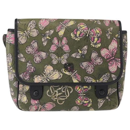 Anagram leather handbag