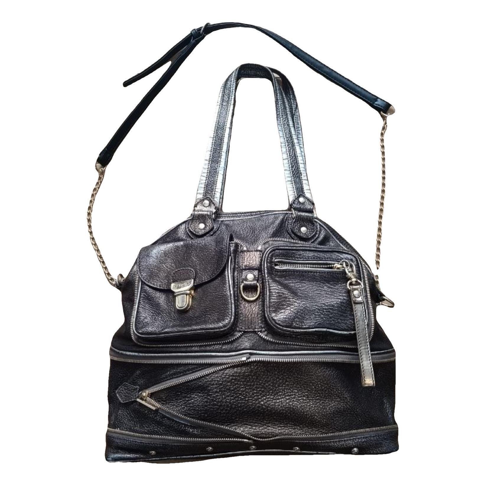 Leather handbag