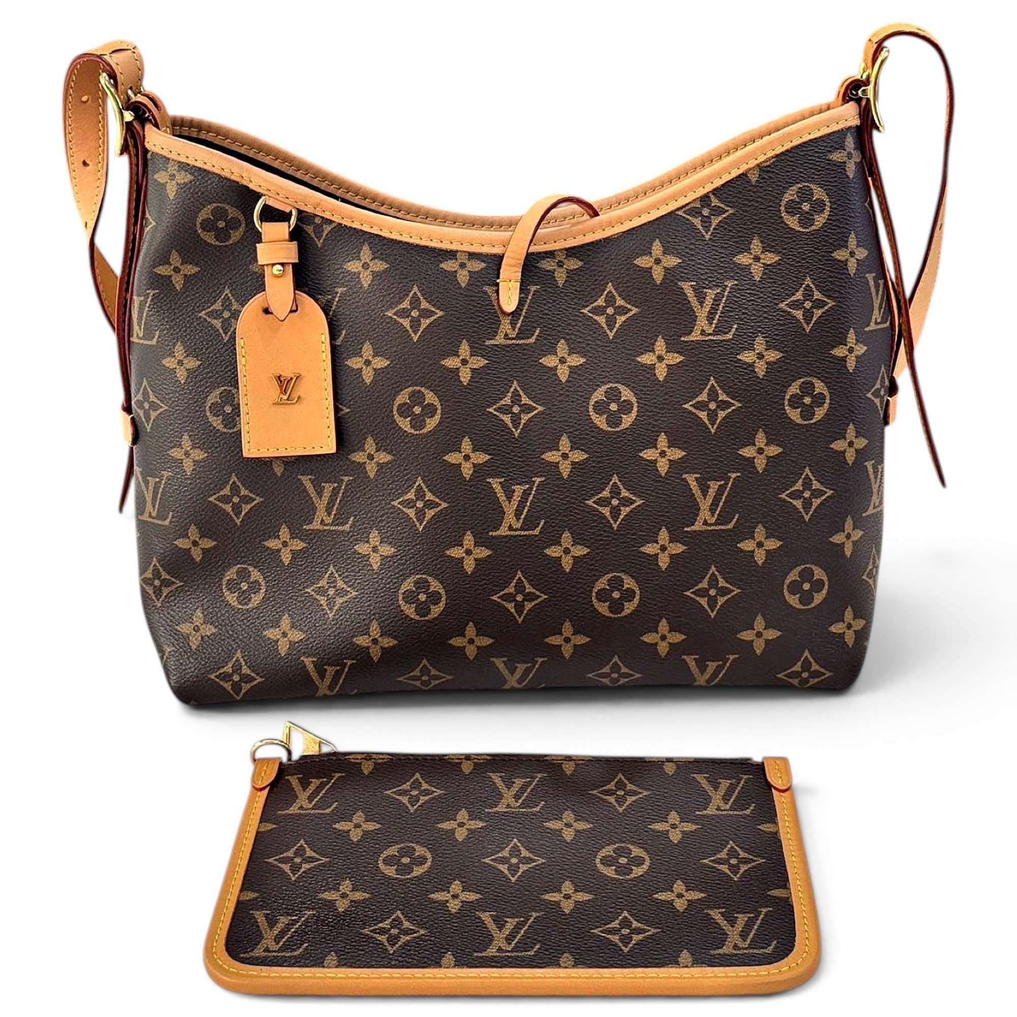 Graceful leather handbag