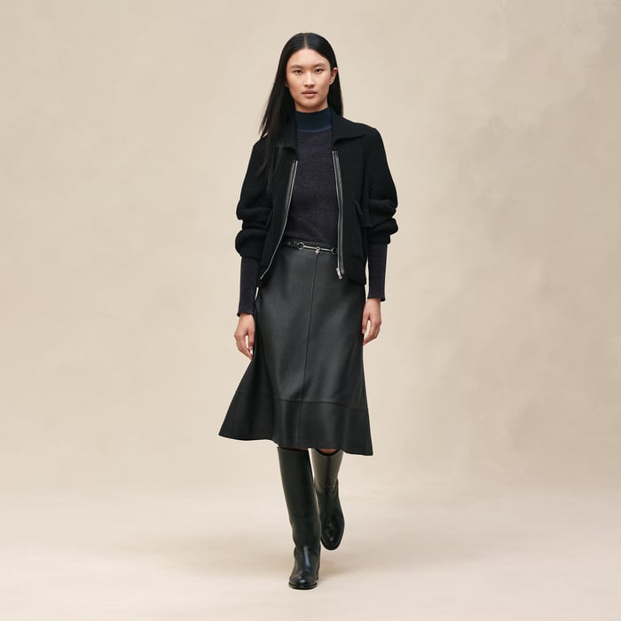 Noir Flared Skirt