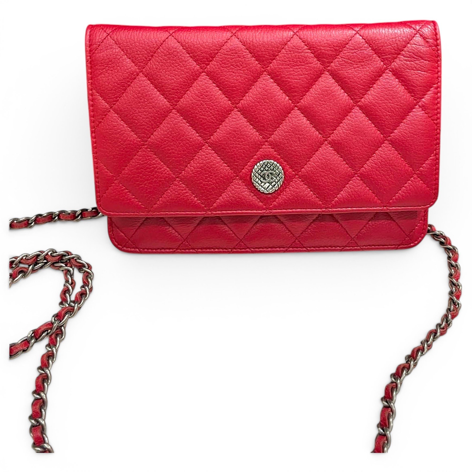 Wallet On Chain Timeless/Classique leather crossbody bag