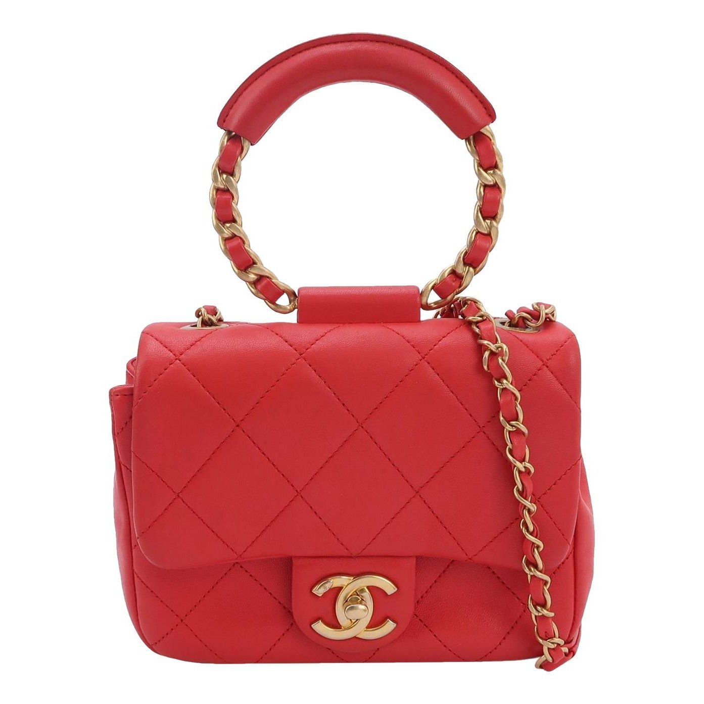 Leather mini bag