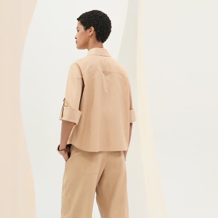 Beige Kraft Workwear Shirt