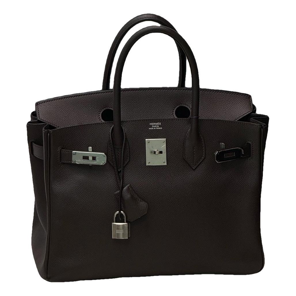 Hermes Birkin 30 Handbag Ebene Epsom Leather