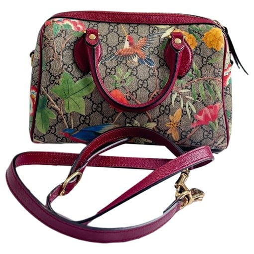 Boston leather handbag