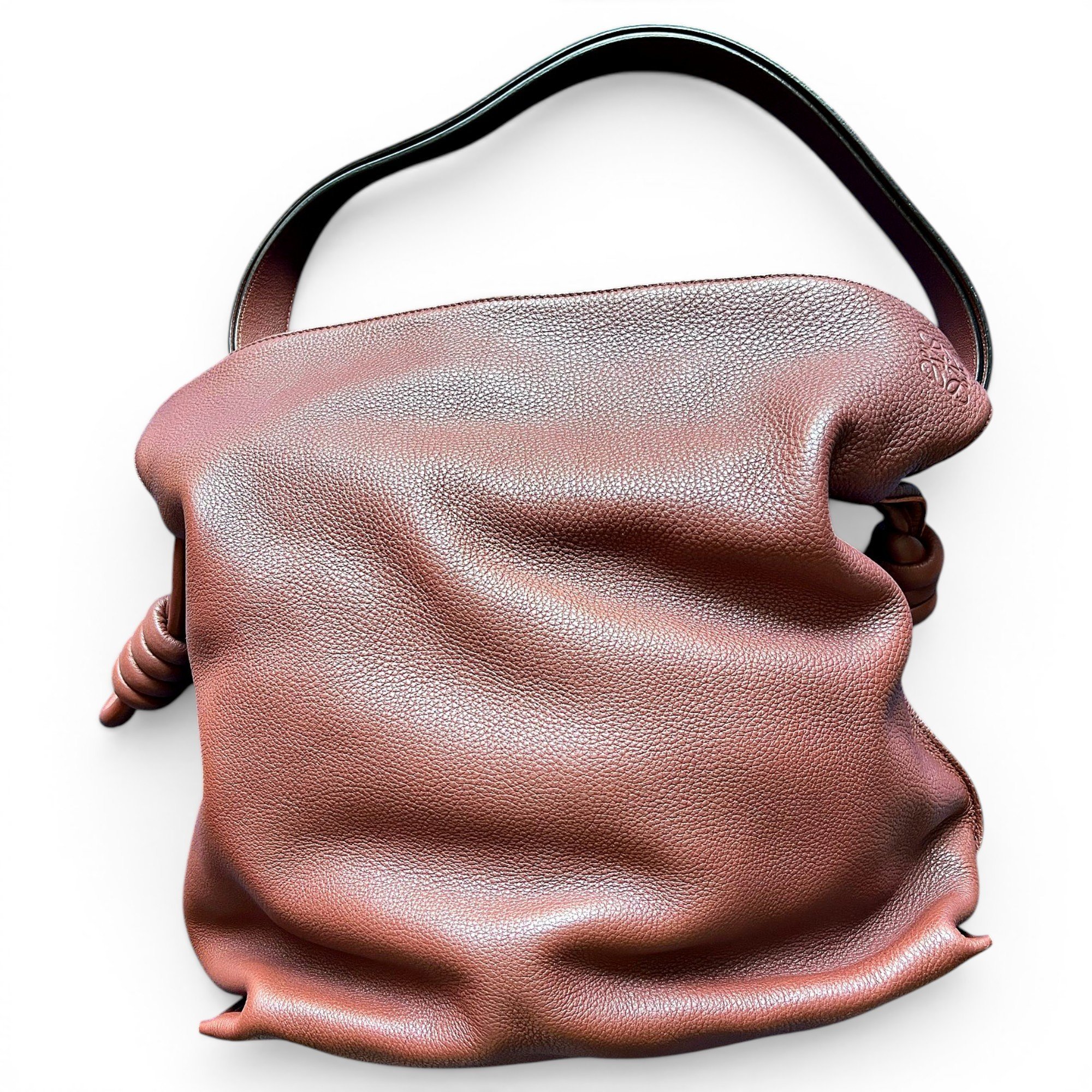 Flamenco leather handbag