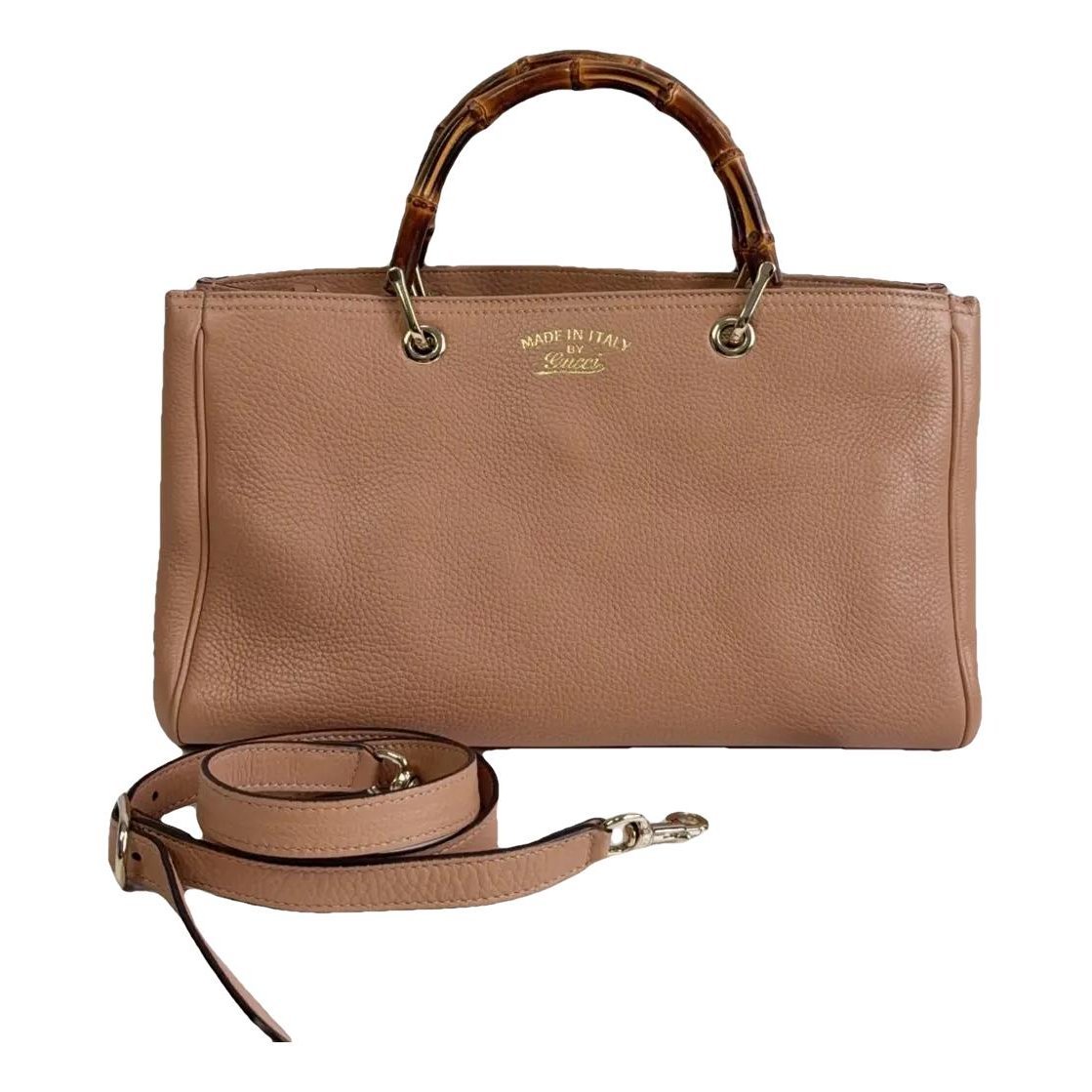 Bamboo Shopper leather crossbody bag
