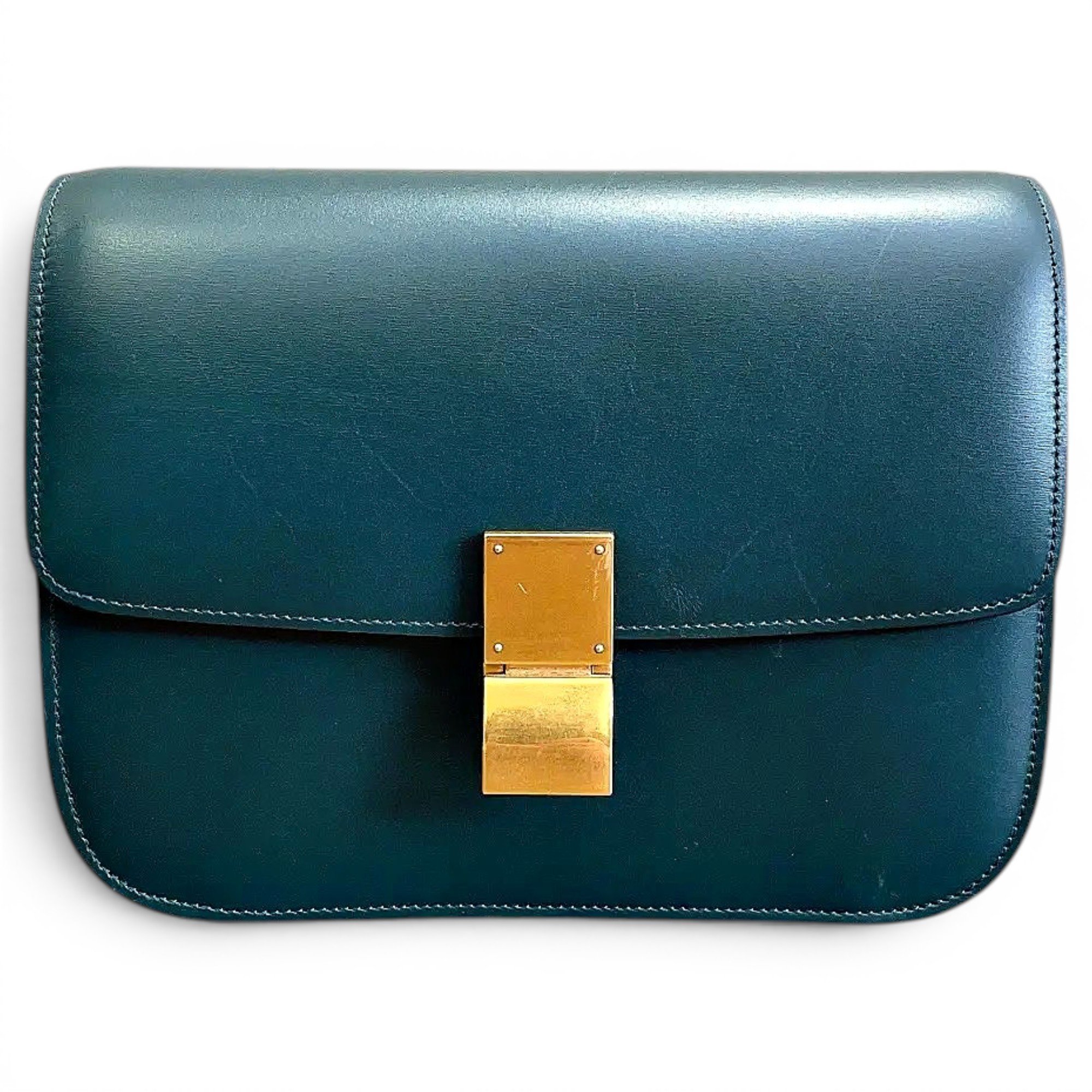 Classic leather handbag