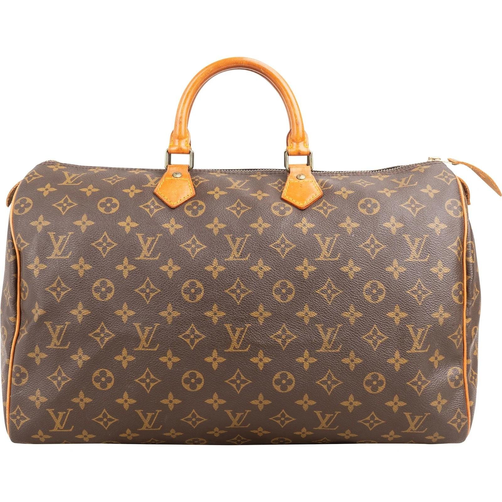 Speedy leather handbag