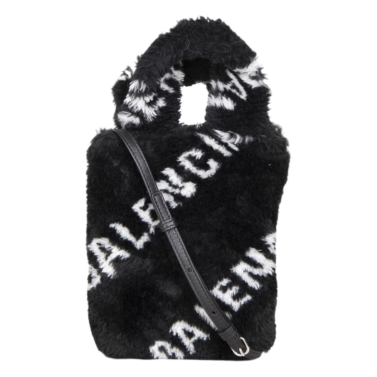 Faux fur handbag