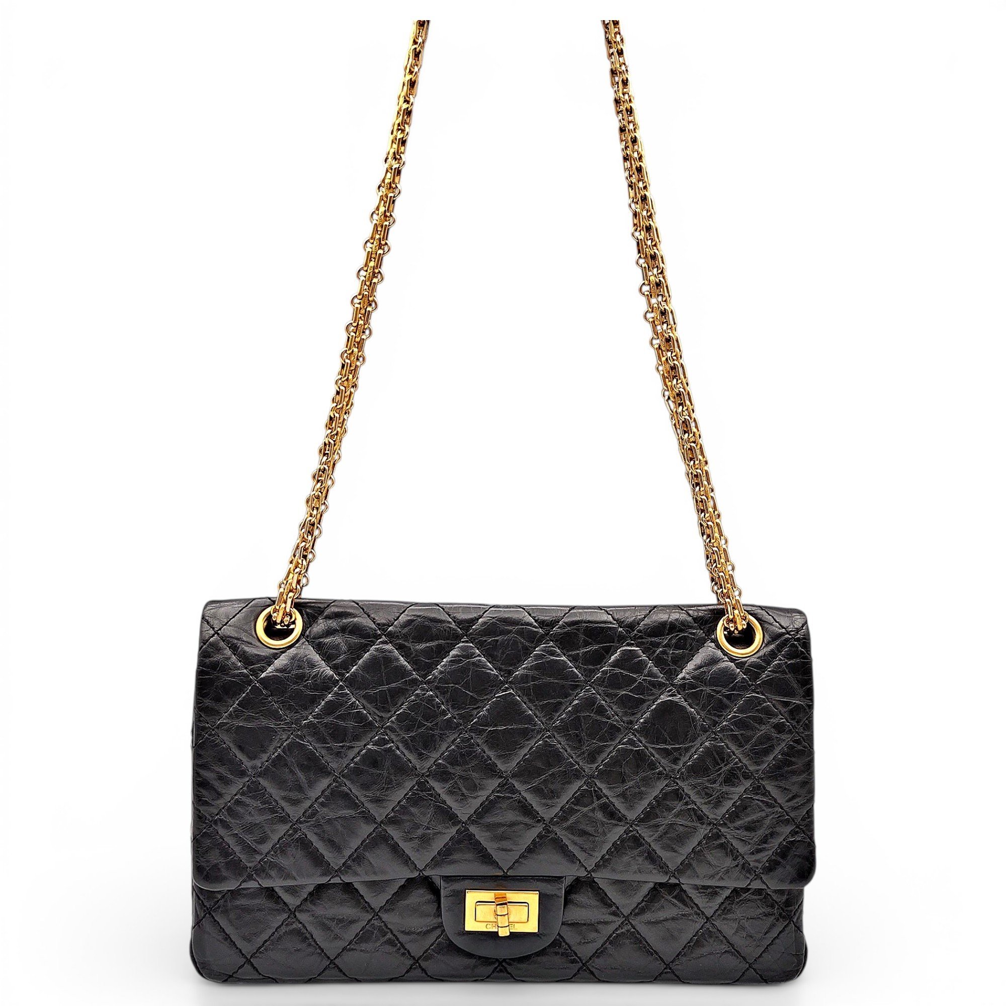 2.55 leather handbag