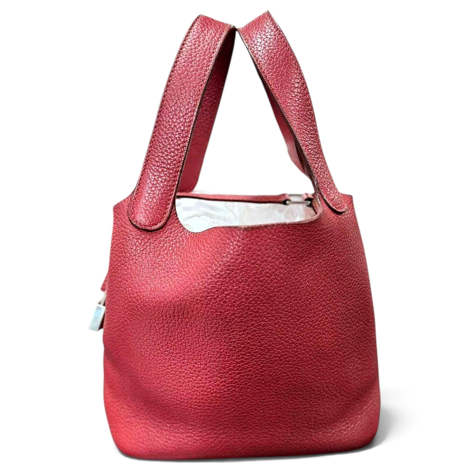 Picotin leather handbag