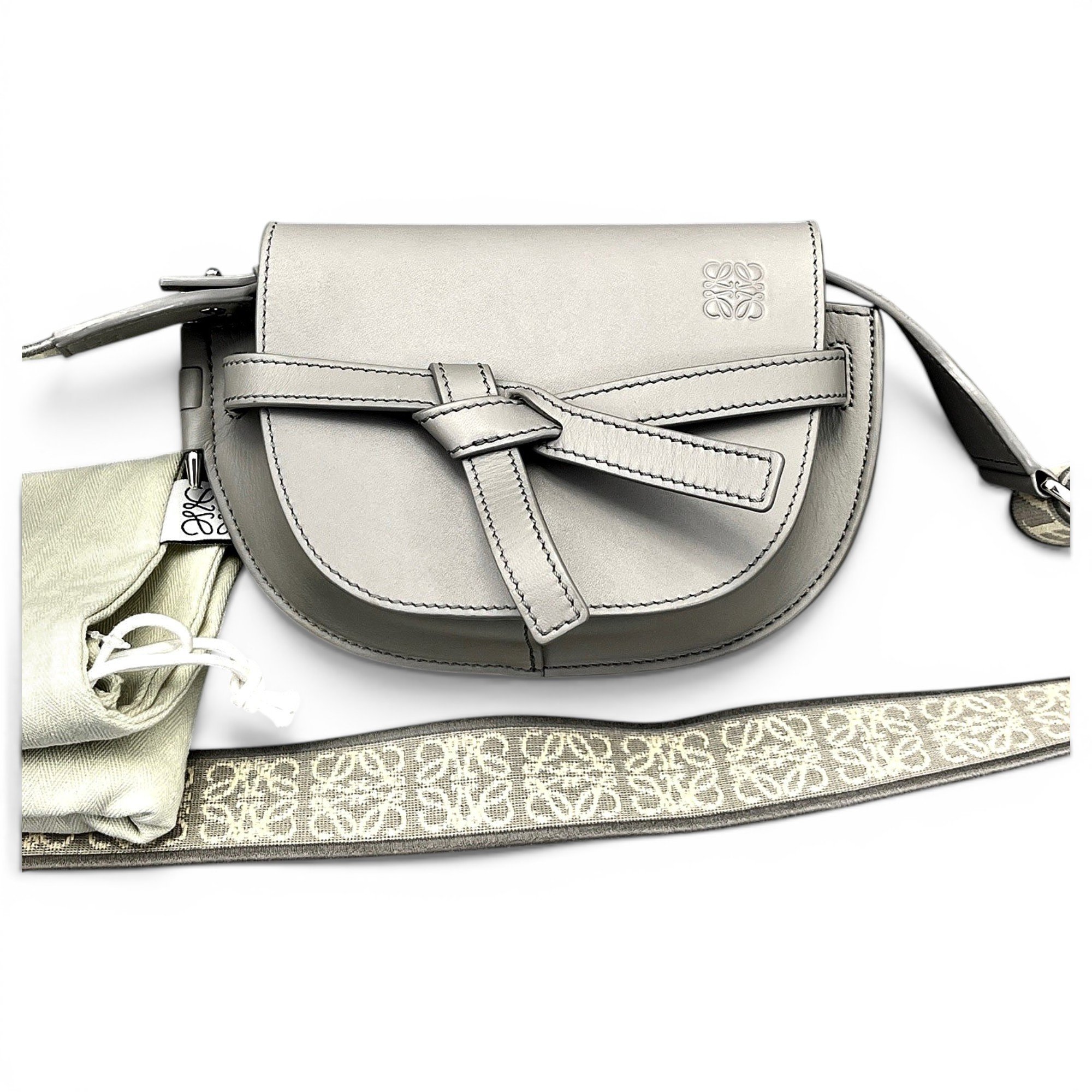 Gate leather crossbody bag