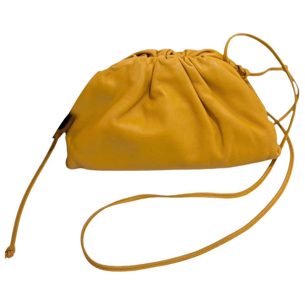Pouch leather crossbody bag