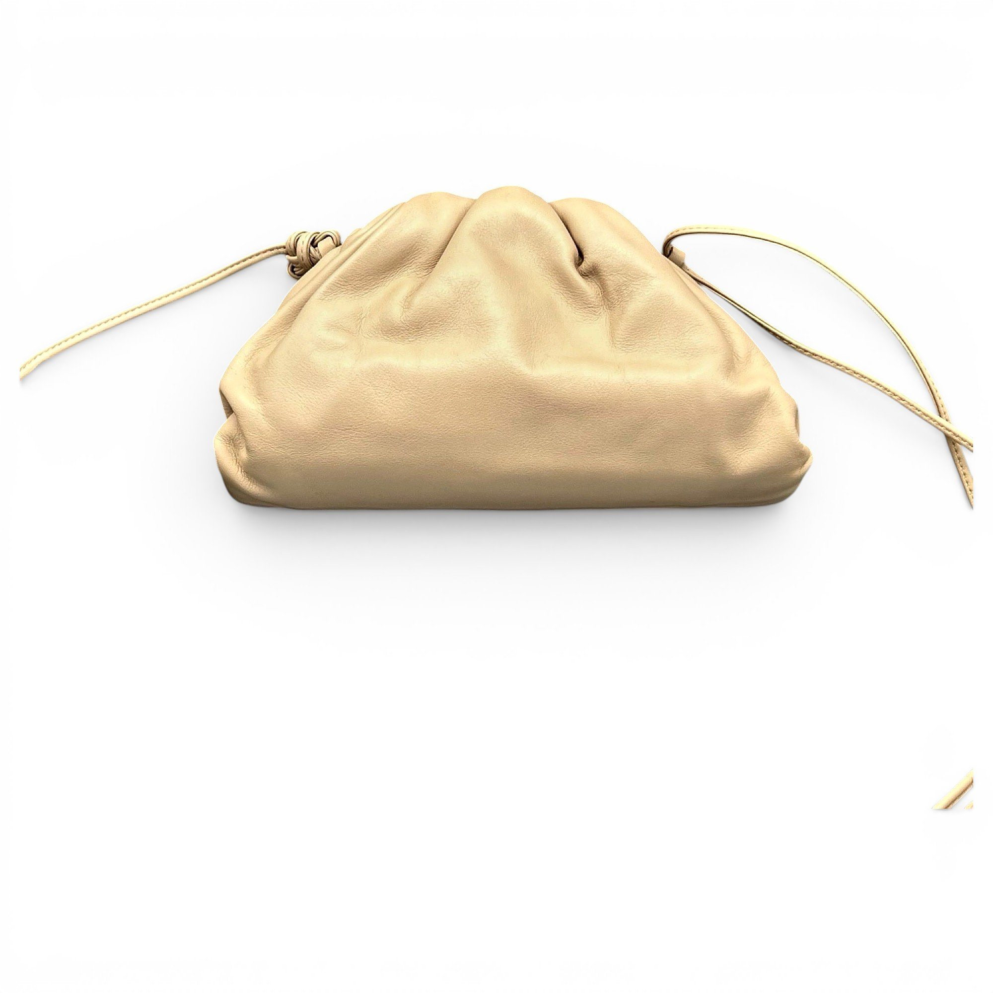 Pouch leather handbag